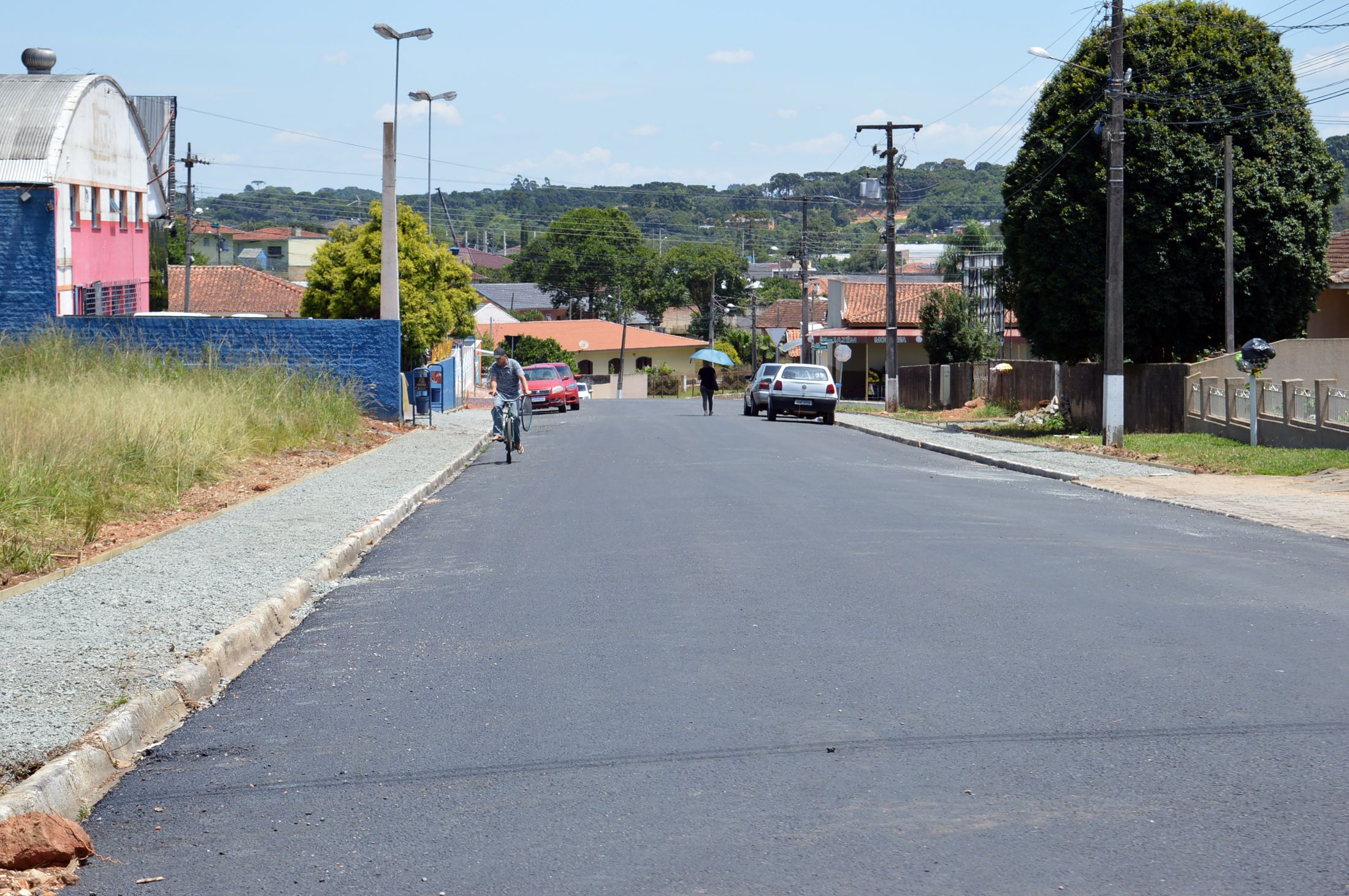 Contenda implanta calçadas nas regiões que recebem novo recape