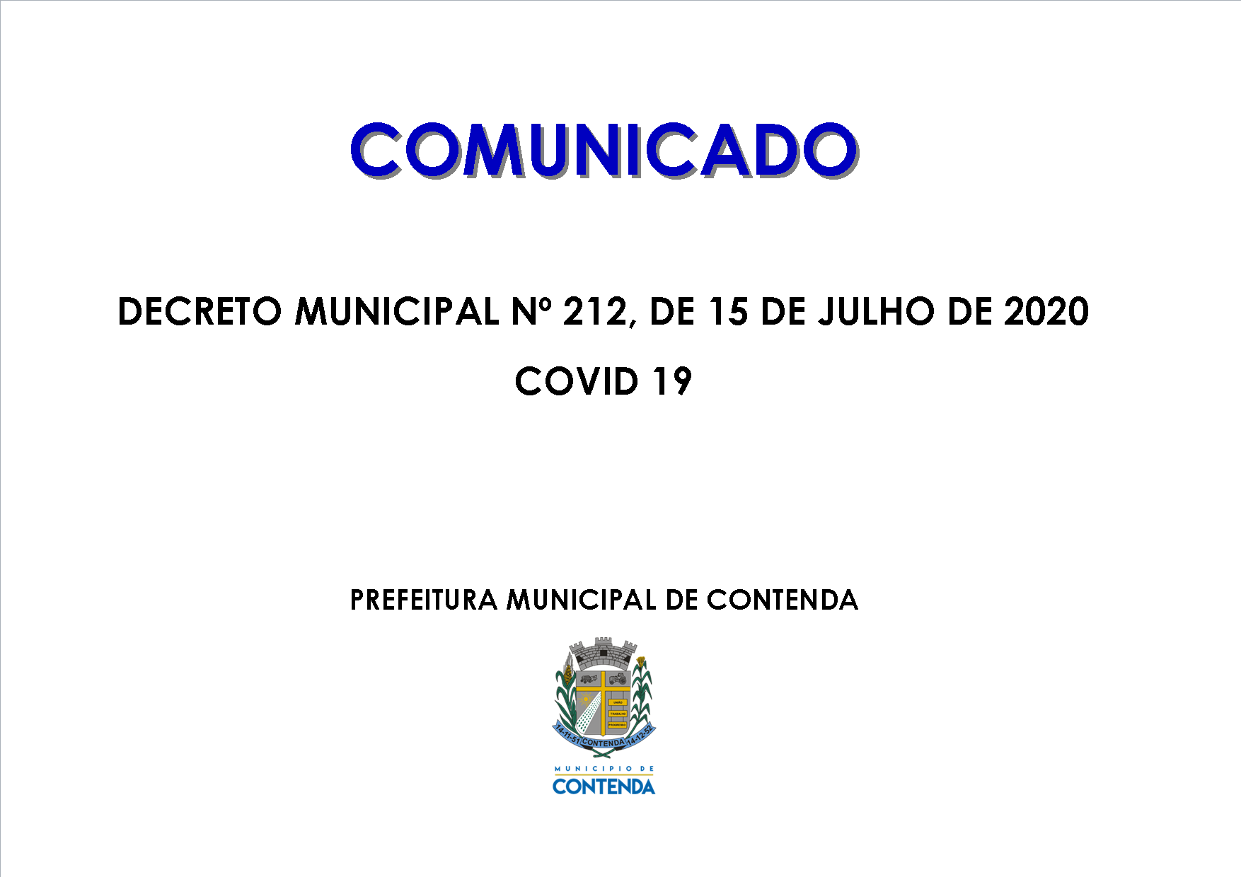 Novas regras restritivas são definidas no Município para o enfrentamento da pandemia