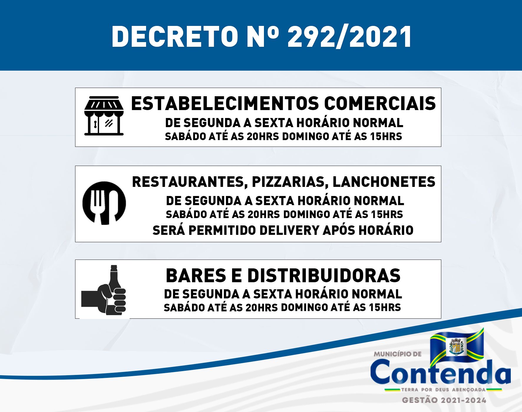 Novo decreto Municipal