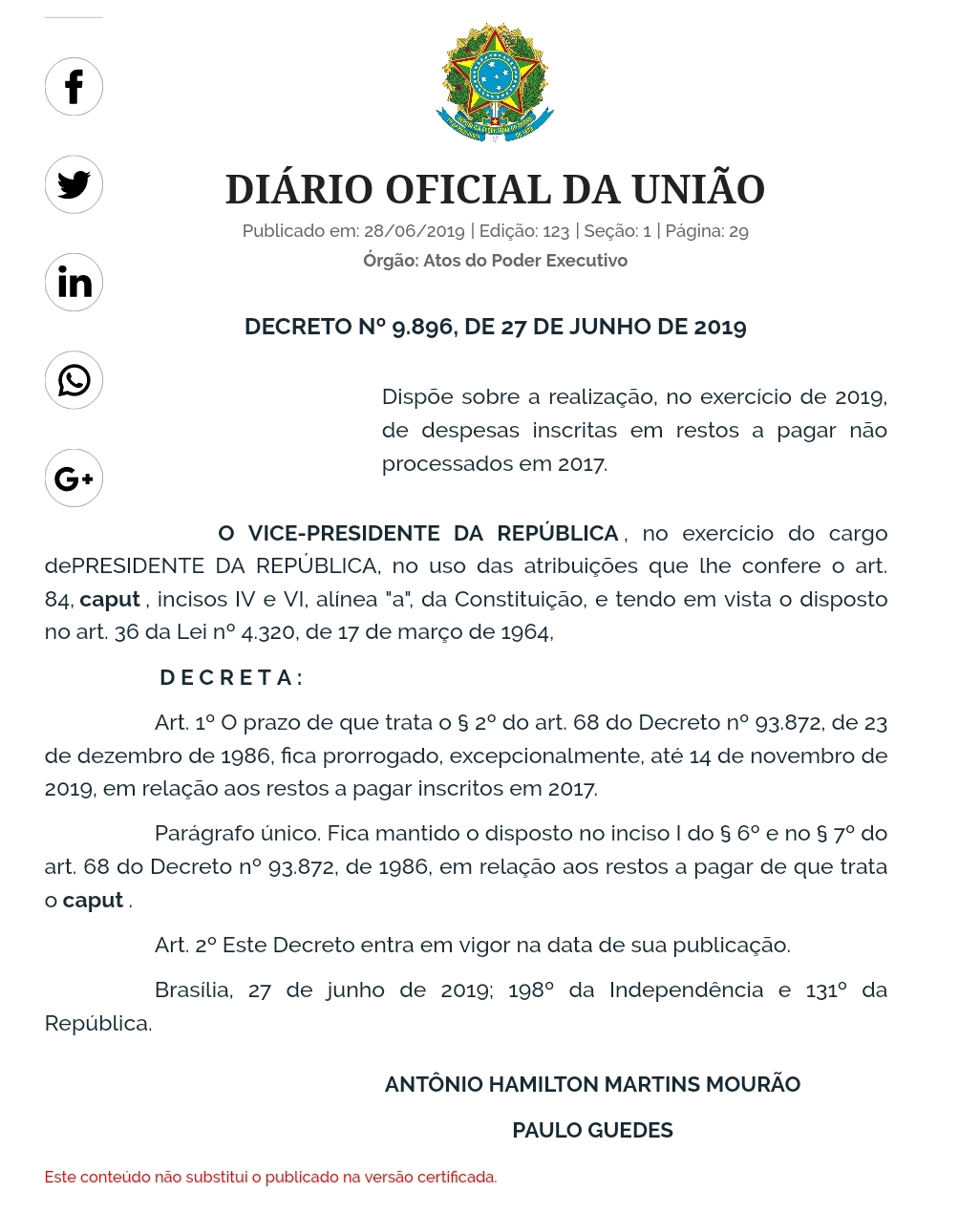 INFORMATIVO – PREFEITURA MUNICIPAL – QUADRA COBERTA DESTINADA À ESCOLA MUNICIPAL LEONOR DE MOURA CARVALHO