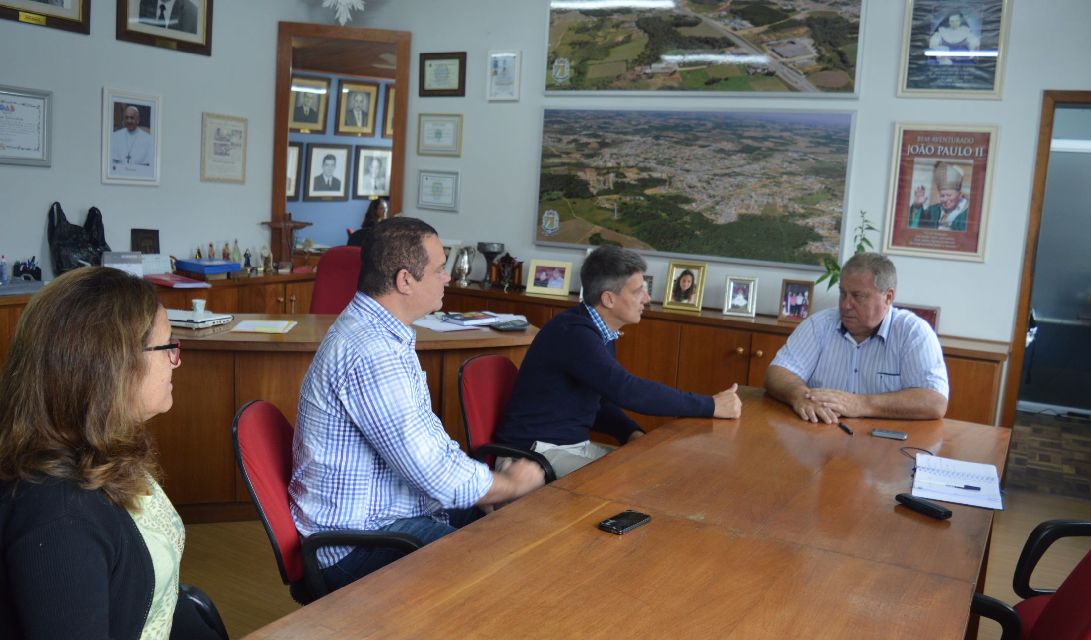 Realizada reunião com o escritório regional da Agência do Trabalhador