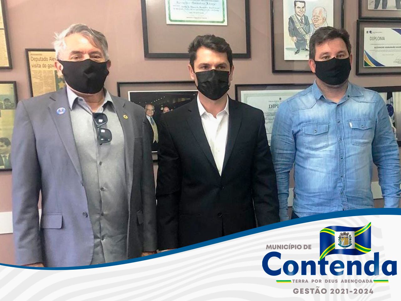 Agradecimento a doação de maquinários da DER