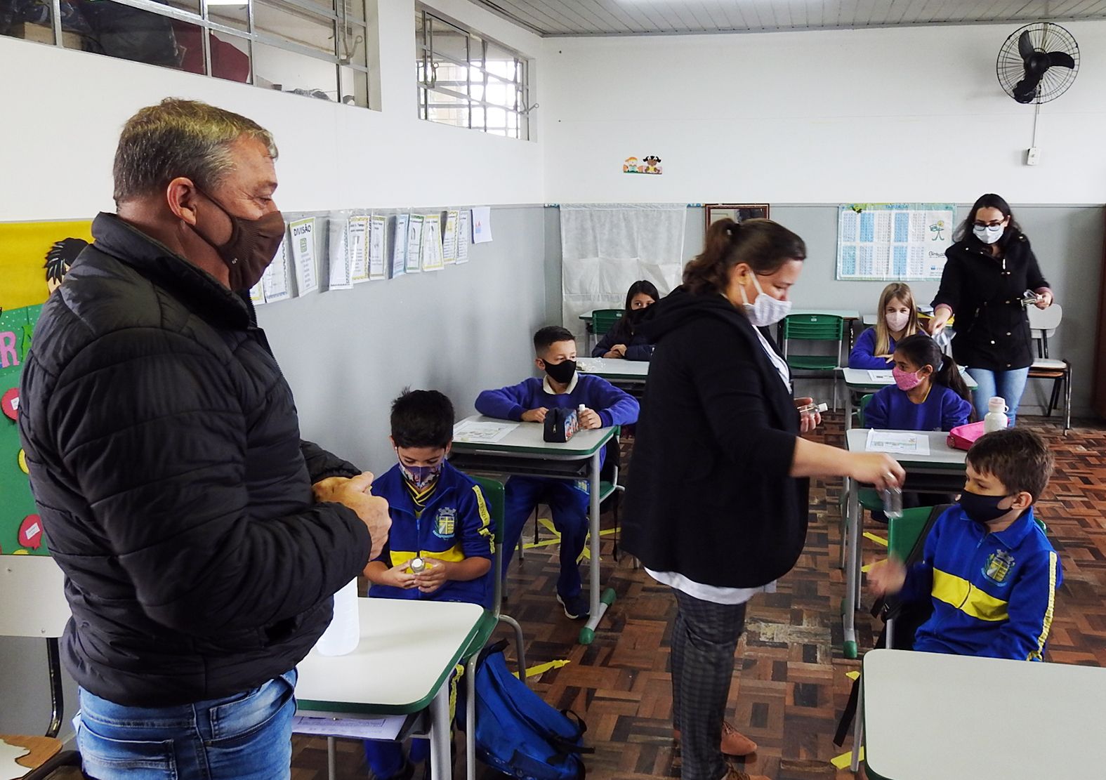 Secretaria de Saúde faz ações de higienização das mãos nas escolas