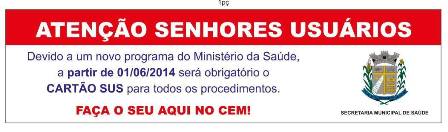 Secretaria de Saúde Informa: