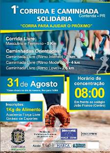 1.ª Corrida e Caminhada Solidária