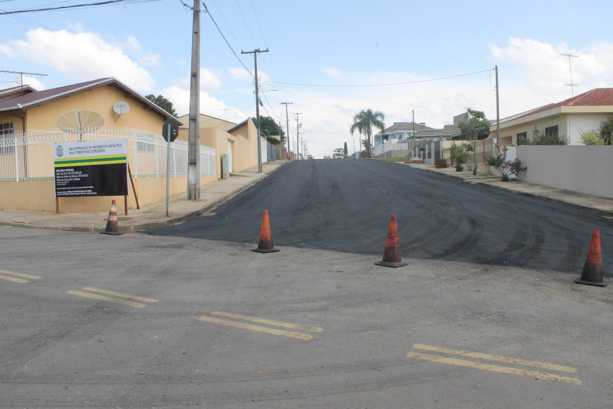 Iniciada obra de Recape Asfáltico na Rua Temotheo Cordeiro