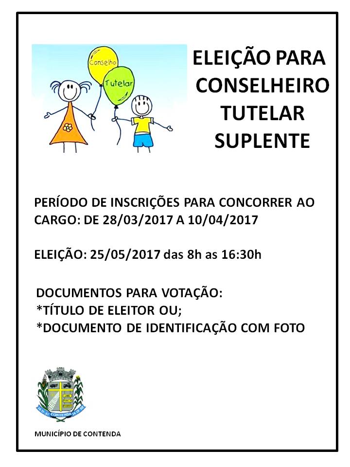 ELEIÇÃO PARA CONSELHEIRO TUTELAR SUPLENTE