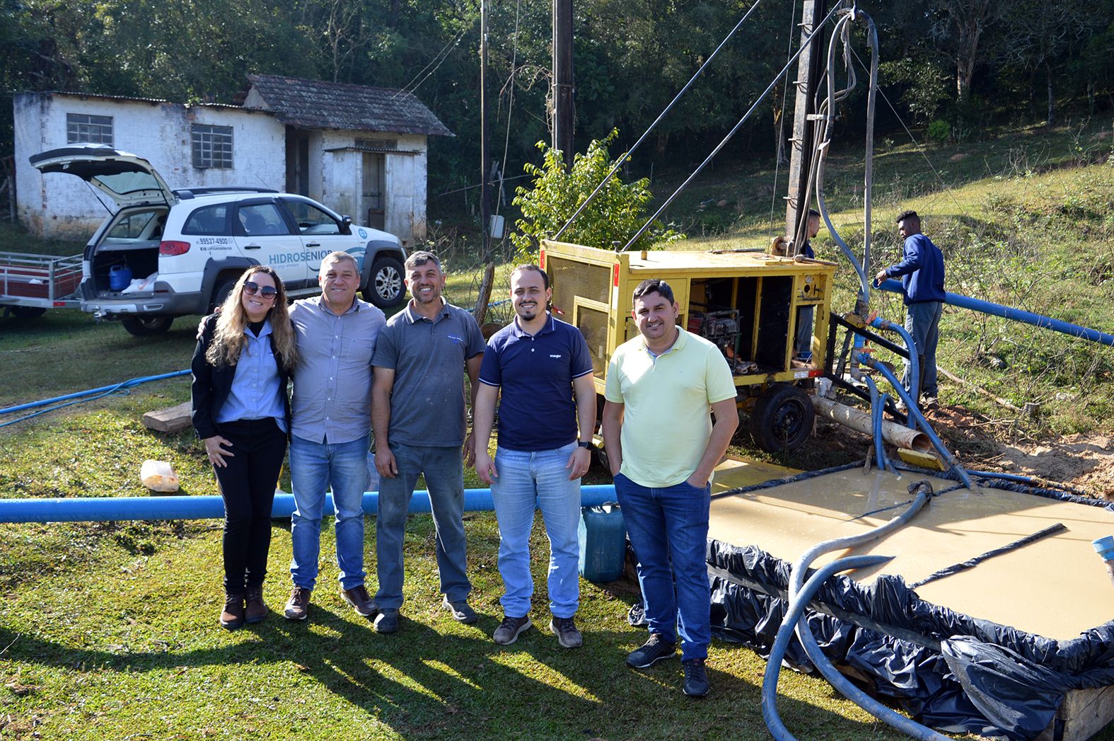 Prefeitura implanta poço no interior