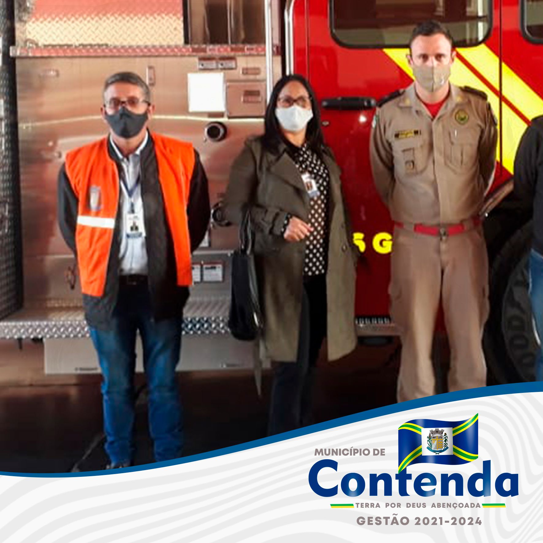 Visita a Sede regional  de Coordenadoria da Defesa Civil