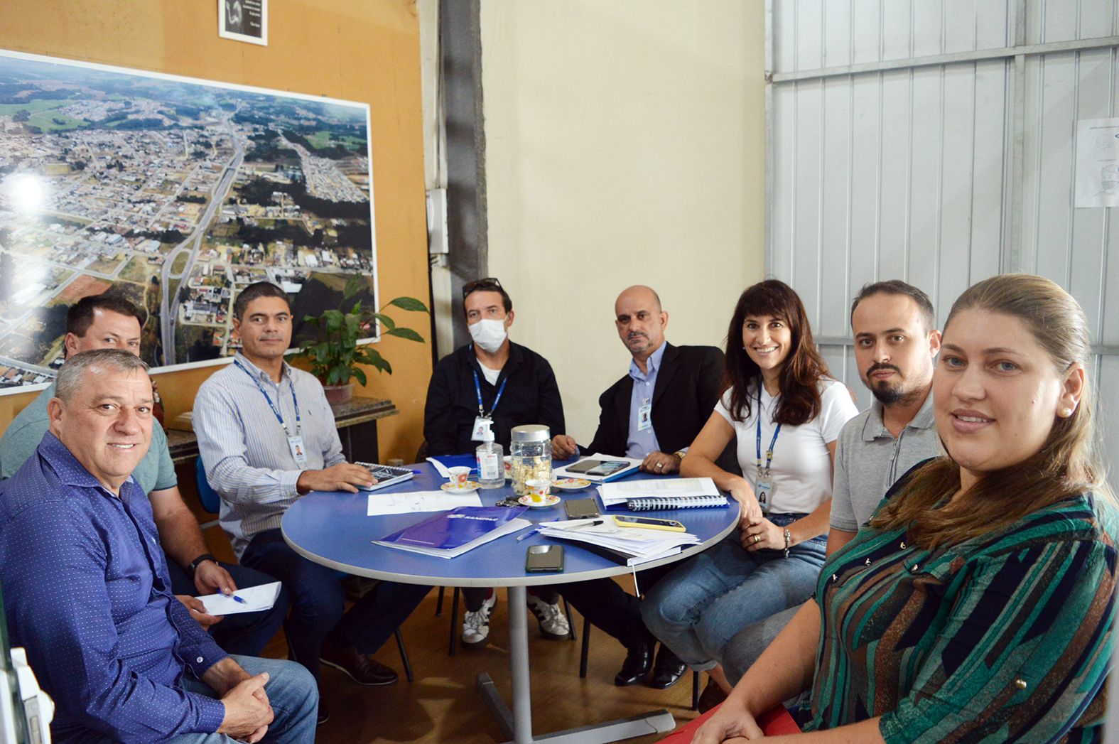 Contenda discute projetos com a Sanepar